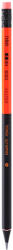 Deli Creion grafit cu guma lemn negru hb Deli - Set 12 (DLEC019HB)