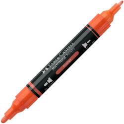 Faber-Castell Marker acrilic multimark cul. 115 portocaliu Faber-castell - Set 5 (FC185915)