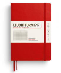 Leuchtturm Caiet a5 aritmetica coperta rigida rosu cherry Leuchtturm (LT373979)
