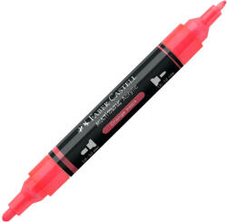 Faber-Castell Marker acrilic multimark cul. 255 portocaliu neon Faber-castell - Set 5 (FC185955)