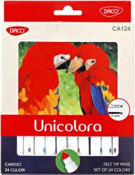 Daco Carioca 24 culori varf conic Unicolora DACO (CA124)