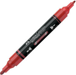 Faber-Castell Marker acrilic multimark cul. 296 rosu metalizat Faber-castell - Set 5 (FC185996)