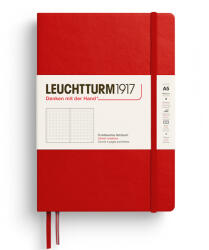 Leuchtturm Caiet a5 punctat coperta rigida rosu cherry Leuchtturm (LT373977)