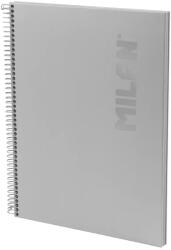 MILAN Caiet A4 80 file romana spira Gri Shadow MILAN (57142E80DWG)