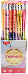 Daco Creion negru cu radiera Fantasy DACO CG116 - Set 72 (CG116)