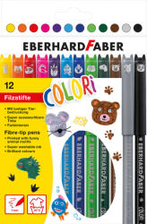 Eberhard Faber Carioci 12 culori animale Eberhard faber (EF551112) - roua