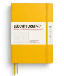 Leuchtturm Caiet a5 punctat coperta rigida galben floarea soarelui Leuchtturm (LT373986)