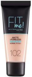 Maybelline Fit Me! machiaj matifiant pentru tenul normal și gras 30 ml 102 Fair Ivory
