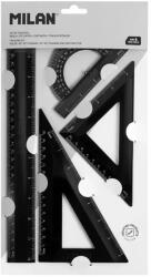 MILAN Set geometrie Shadow Negru MILAN (359801DWZ)