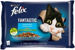 FELIX Fantastic alutasakos eledel macskáknak lazac, pisztráng, 4 x 85 g