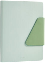 Deli Caiet birou a5 96 file dictando coperta piele si clapeta nusign verde Deli (DLENS209-GR)