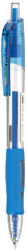 Deli Pix cu gel si mecanism 0.5mm albastru lineum Deli - Set 12 (DLEG08BL)