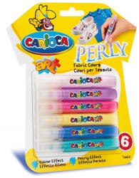 CARIOCA Fabric Art Pearl, 6 x 10.5 ml (SKP029)