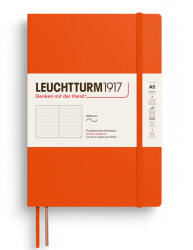 Leuchtturm Caiet a5 punctat coperta flexibila portocaliu dovleac Leuchtturm (LT373997)