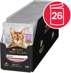 PRO PLAN Delicate Digestion alutasakos macskaeledel, pulyka szaftban, 26 x 85 g
