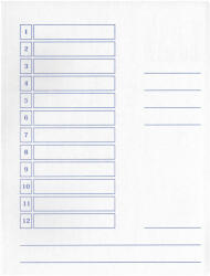 NB_HRT Dosar carton simplu alb 100 buc/set (DS520100)