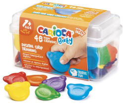 CARIOCA Baby 1+ creioane cerate Teddy 48 buc/cutie (SKR228)