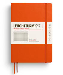 Leuchtturm Caiet a5 aritmetica coperta rigida portocaliu dovleac Leuchtturm (LT373984)
