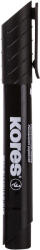 Kores Marker permanent negru varf rotund 3mm eco Kores - Set 12 (KO20736)