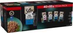 Sheba tasakos eledel, halas válogatás zselében 40 × 85 g