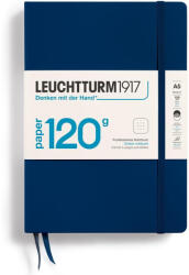 Leuchtturm Caiet a5 punctat 120g coperta rigida albastru navy Leuchtturm (LT372383)