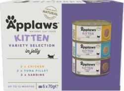 Applaws Kitten konzerv multipack válogatás zselében 6 × 70 g