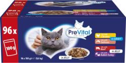 PreVital tasakos macskaeledel lazaccal aszpikban és mártással, 96 × 100 g