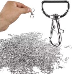  Fémből készült halas karabiner 500 db (581781)