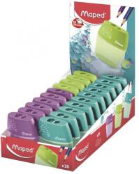 Maped Ascuțitoare MAPED Shaker cu rezervor cu 2 orificii, culori asortate 534755 (534755)