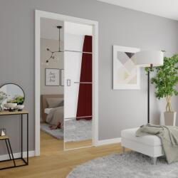  Falba csúszó tolóajtó STARK Mirror Plus + Kassette, Rahmen 100cm, fehér