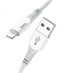 hoco. iPhone 14 Plus HOCO X70 adatkábel USB - lightning, törésgátló, FEHÉR (X70_USB_LIGHTNING_W)