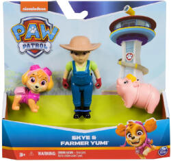 Spin Master Paw Patrol Hero Pup Farmer Yumi and Skye 6070750 Figurina