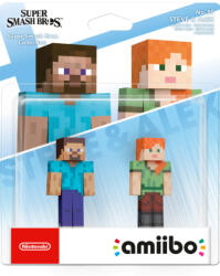 Nintendo Amiibo Steve and Alex Smash Bros Collection Figurina