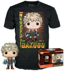 Funko Pop! My Hero Academia Katsuki Bakugo Metallic and T Shirt M Figurina