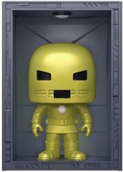 Funko Pop Deluxe Marvel Hall Of Armor Iron Man Model 1 Golden Armor Mettalic Figurina