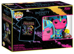 Funko Funko Pop Boxed Tee Marvel Thanos M Blacklight (63601) Figurina