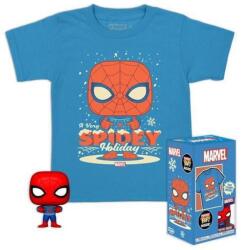 Funko Pocket Pop! Marvel Holiday Spiderman and T Shirt L Figurina