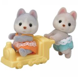EPOCH Sylvanian Families Husky Twins 5638 Figurina