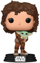 Funko Pop Star Wars The Mandalorian Peli Motto With Grogu 665 9cm Figurina