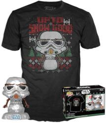 Funko Pop! Star Wars Holiday Stormtrooper Metallic and T Shirt Xl Figurina