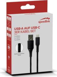 SPEEDLINK Usb-a To Usb-c Cable Set Black