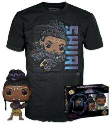 Funko Pop! Marvel Black Panther Shuri Glows In The Dark and T Shirt L Figurina