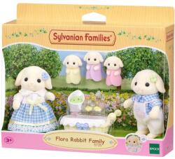 EPOCH Sylvanian Families Flora Rabbit Family 5735 Figurina