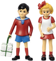  Figurina Pippi Langstrompe Tommy And Annika Pippis Friends Set 18098 Figurina