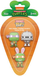 Funko 3 Pack Carrot Pocket Pop! Teenage Mutant Ninja Turtles Donatello Michelangelo Shredder Figurina