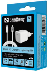 Sandberg Charger Usb-c 20w Lightning 1m