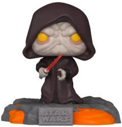 Funko Pop Deluxe Star Wars Sith Red Saber Series V1 Darth Sidious Glows In The Dark Figurina