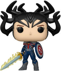 Funko Figurina Pop Marvel What If. . . ? Infinity Captain Carter 1464 Bobble Head 9cm Figurina