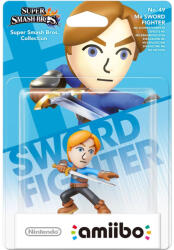 Nintendo Amiibo Super Smash Bros No49 Mii Sword Fighter Figurina