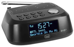 Trevi RC 80D4 DAB FEKETE asztali óra (RC 80D4 DAB FEKETE) - marketworld